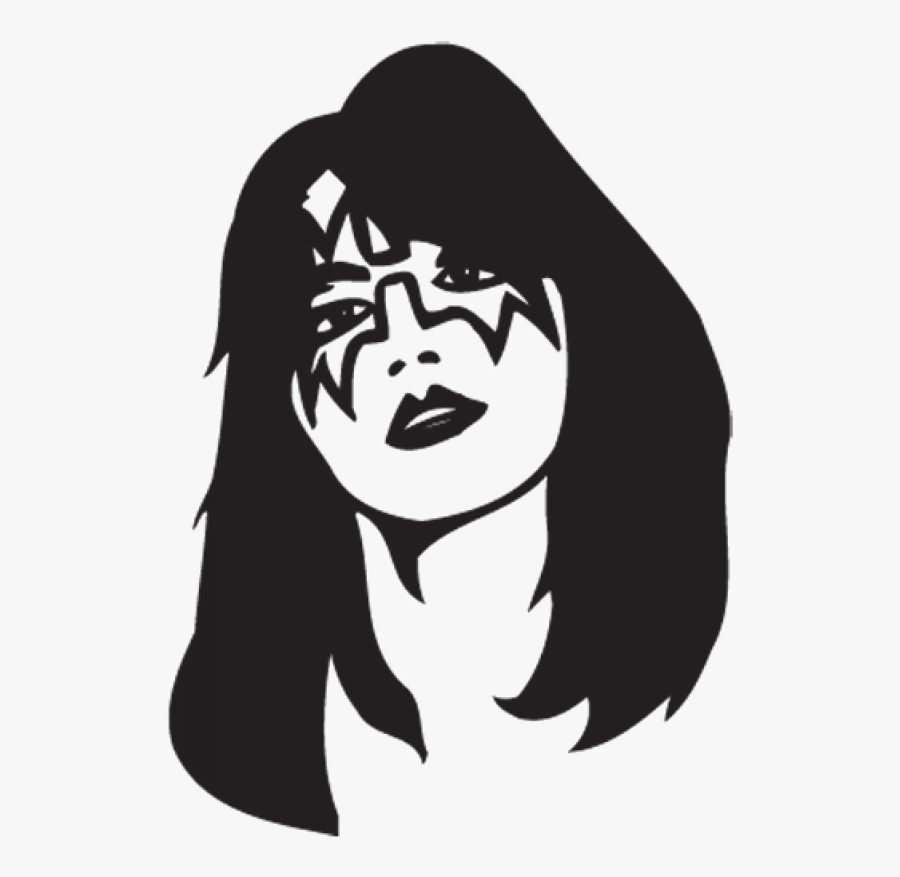 Ace Frehley Sticker, Transparent Clipart