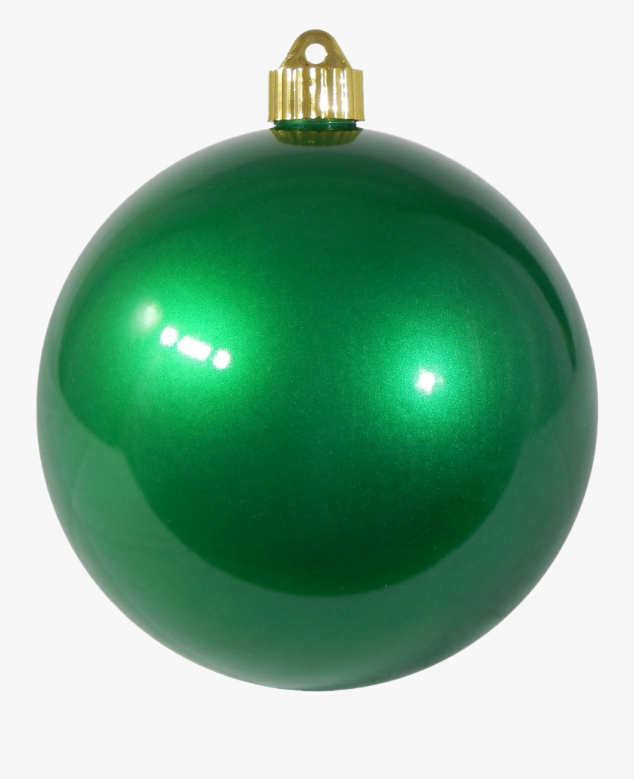 Green Christmas Ball Png Clipart - Green Christmas Ornaments, Transparent Clipart