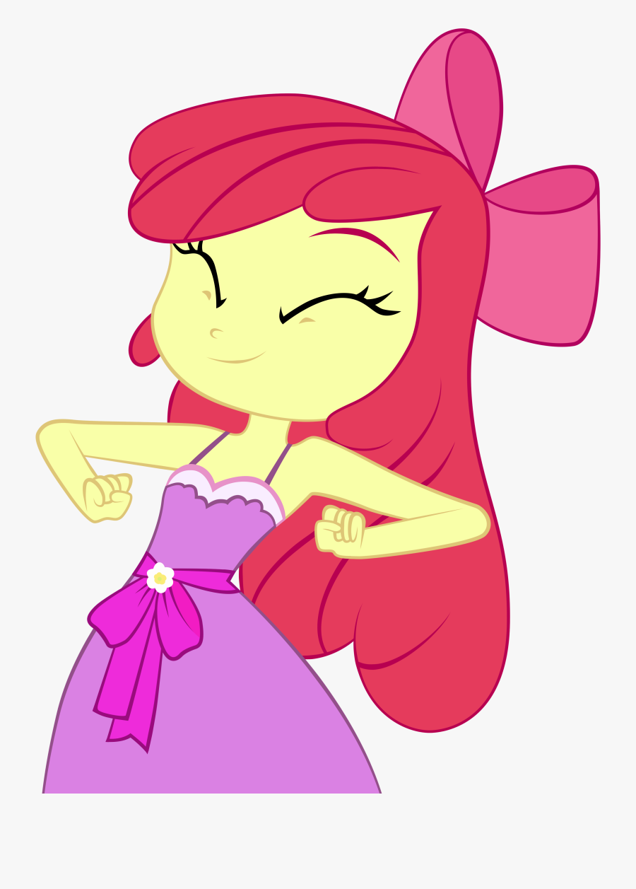 I Think I"d Be Apple Bloom - My Little Pony Equestria Girls Apple Bloom, Transparent Clipart
