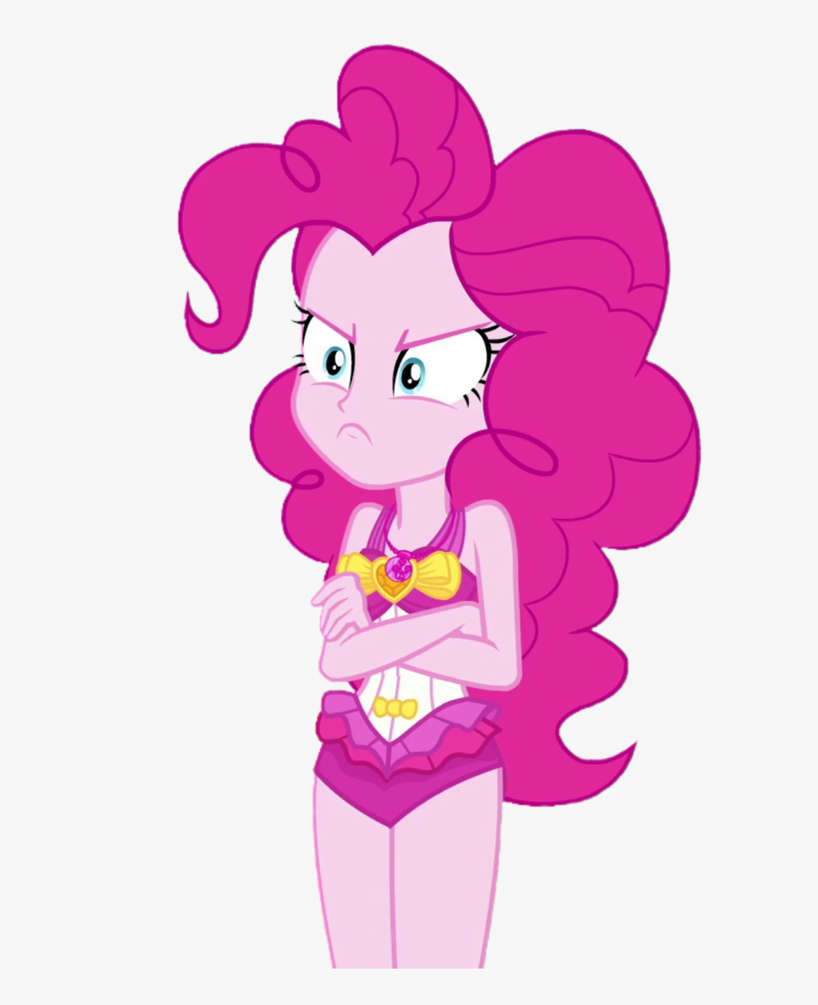 Equestria Girl Pinkie Pie Swimsuit, Transparent Clipart