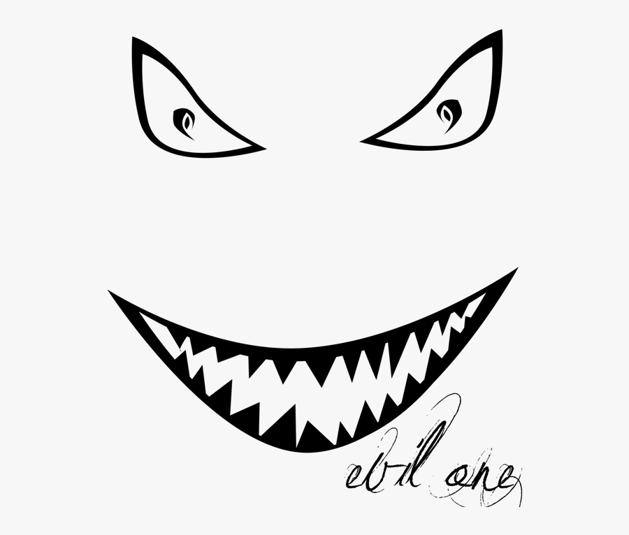 Mouth Clipart Evil - Mouth Evil Smile Png, Transparent Clipart