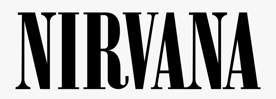 Nirvana Logo Png Transparent & Svg Vector - Nirvana Logo Black And White, Transparent Clipart