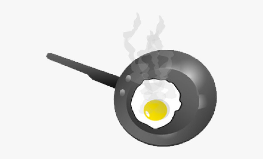 Cooking Pan Clipart Transparent - Frying Pan Eggs Transparent, Transparent Clipart
