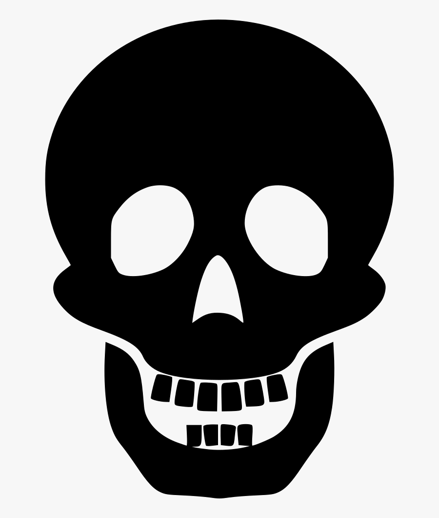 Skull Human Skeleton Silhouette Clip Art - Skull Silhouette Png, Transparent Clipart
