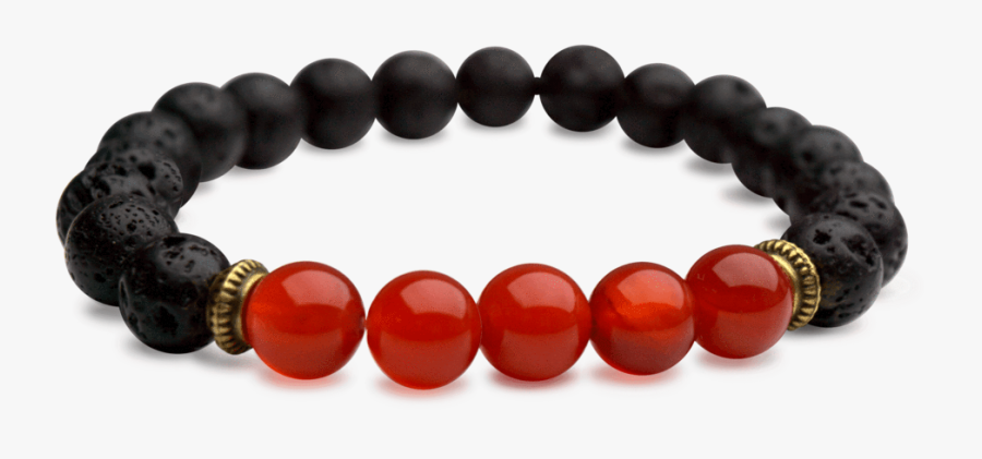 Transparent Beads Png - Red Agate Chakra Bracelet, Transparent Clipart
