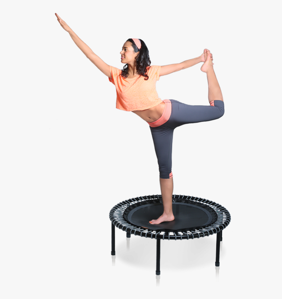 Jump Clipart Mini Trampoline - Yoga Trampoline, Transparent Clipart