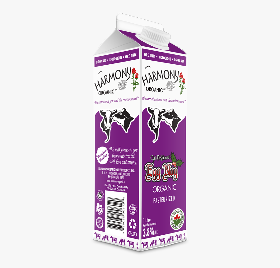 Harmony Organic Chocolate Milk, Transparent Clipart