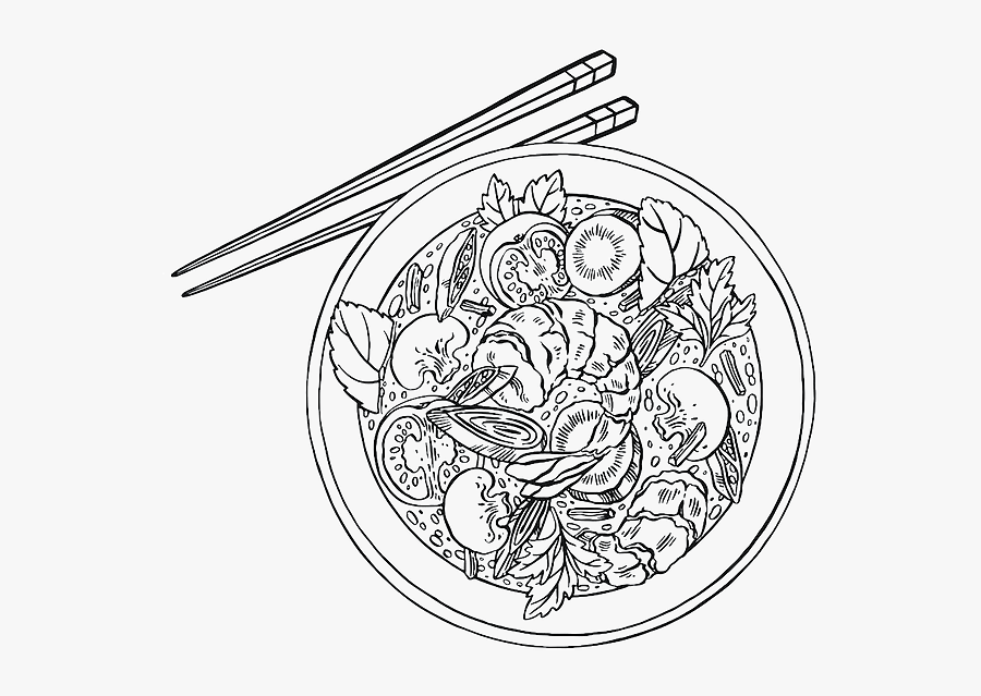 Thai Cuisine - Tom Yum Drawing, Transparent Clipart