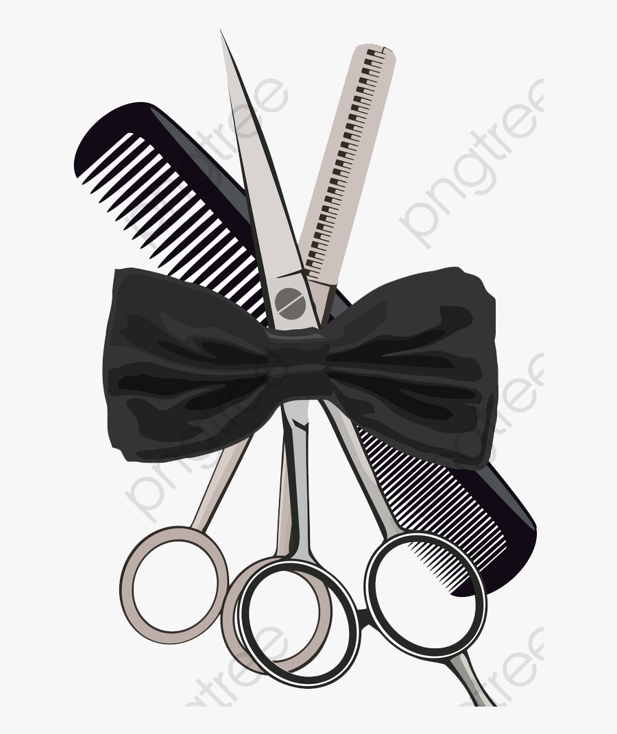 Hairdressing Scissors Comb Png - Imagem Para Perfil De Cabeleireiro, Transparent Clipart