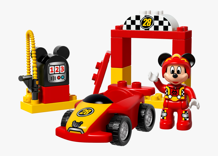 Racer Kiddiwinks Online Lego - Mickey Roadster Racer Duplo, Transparent Clipart