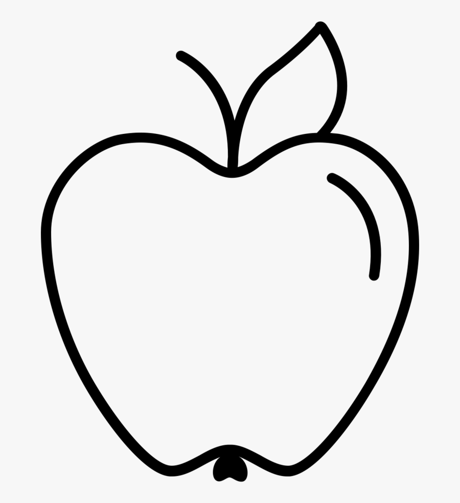 Unsweetened Apple Sauce - Line Art, Transparent Clipart