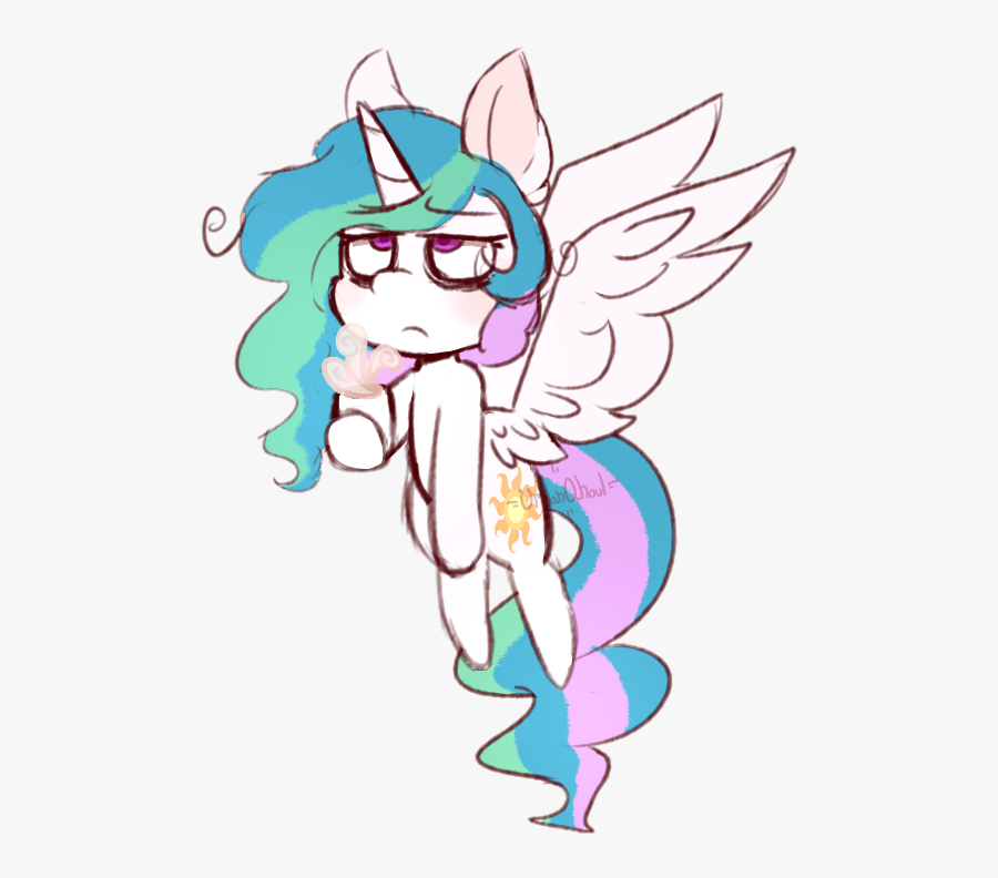 Urbanqhoul, Bags Under Eyes, Coffee, Ear Fluff, Female, - Princess Celestia Tumblr Fanart, Transparent Clipart