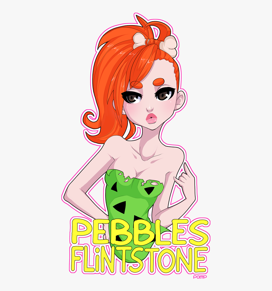 Pebbles Flintstone - Pebbles Flintstone Fanart, Transparent Clipart