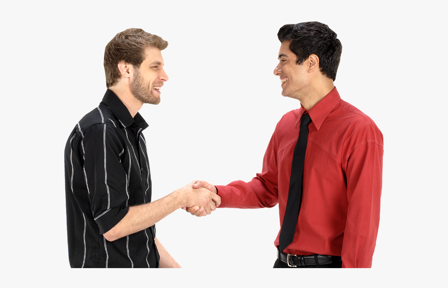 Transparent Shaking Hands Png - Two Men Shaking Hands, Transparent Clipart