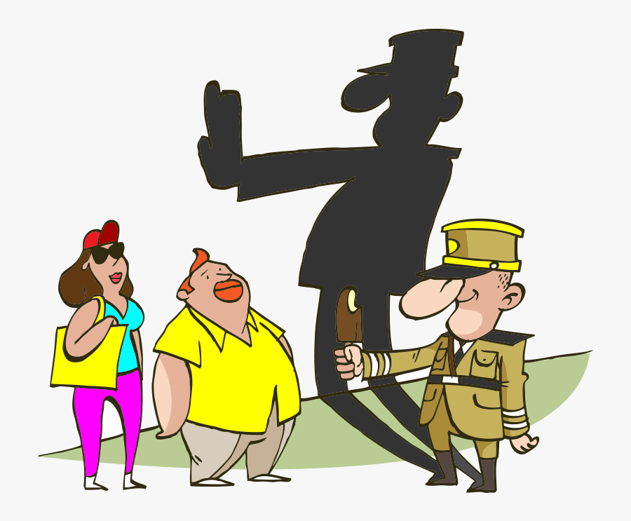 Police - Cartoon, Transparent Clipart