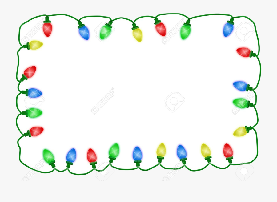 Christmas Lights Pictures Of Background Clipart Www - Free Clipart Christmas Lights Borders, Transparent Clipart