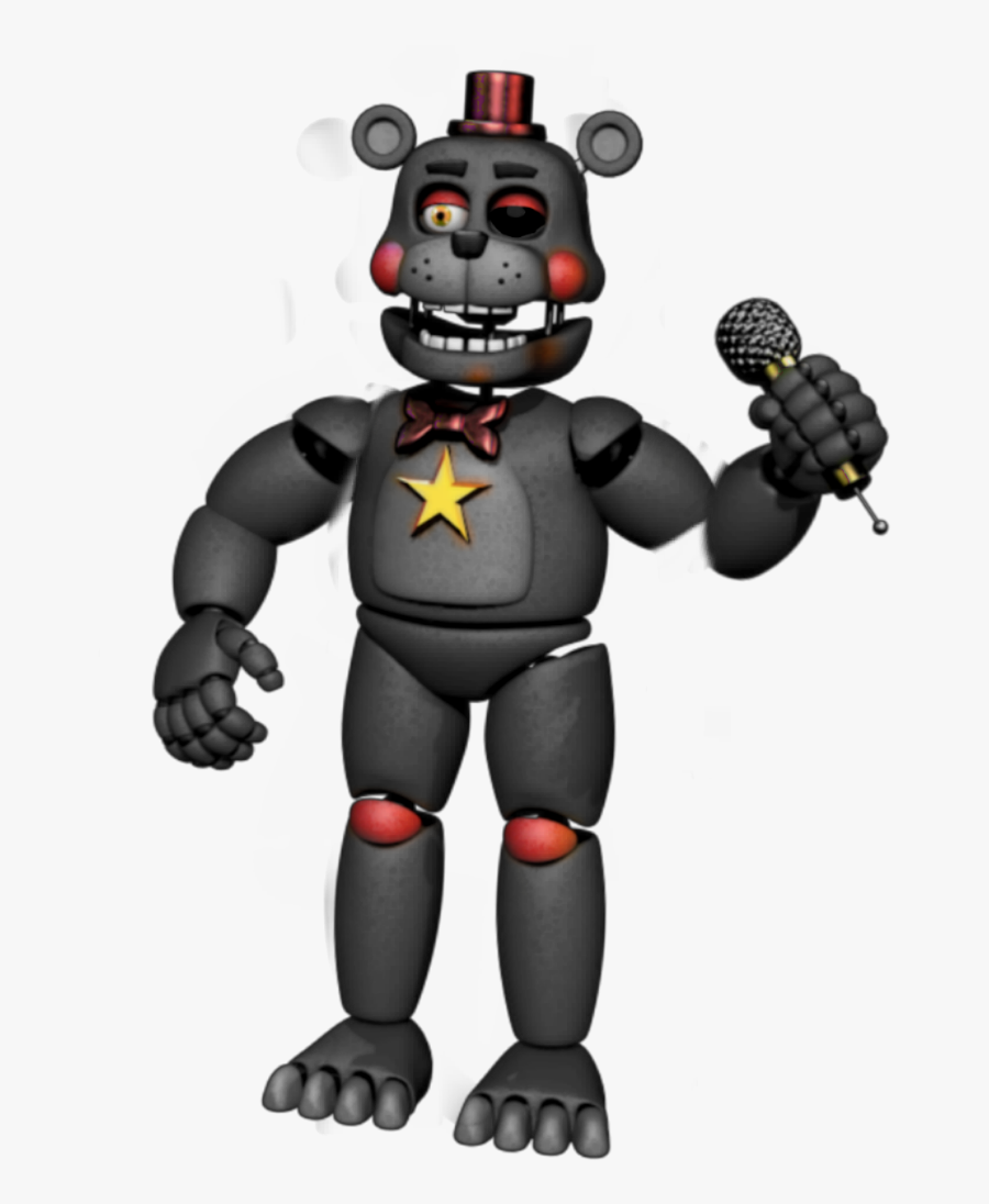 Lefty As Rockstar Freddy - Five Nights At Freddy's Rockstar Freddy, Transparent Clipart