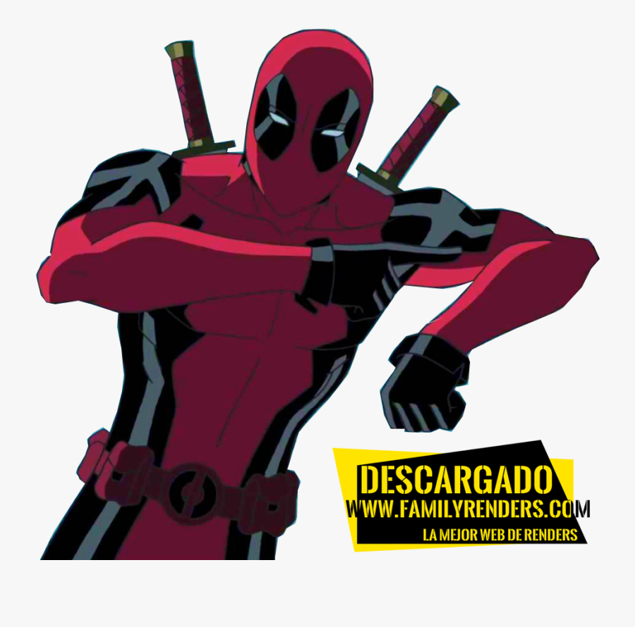 Deadpool Clipart Ghost Rider - Deadpool Animated Png, Transparent Clipart