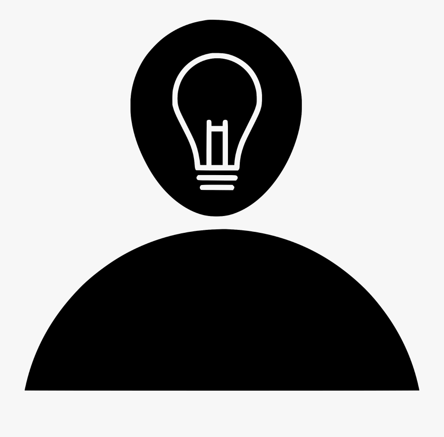 Employee, Idea, Creativity, Lightbulb, People, Profile, - Emblem, Transparent Clipart