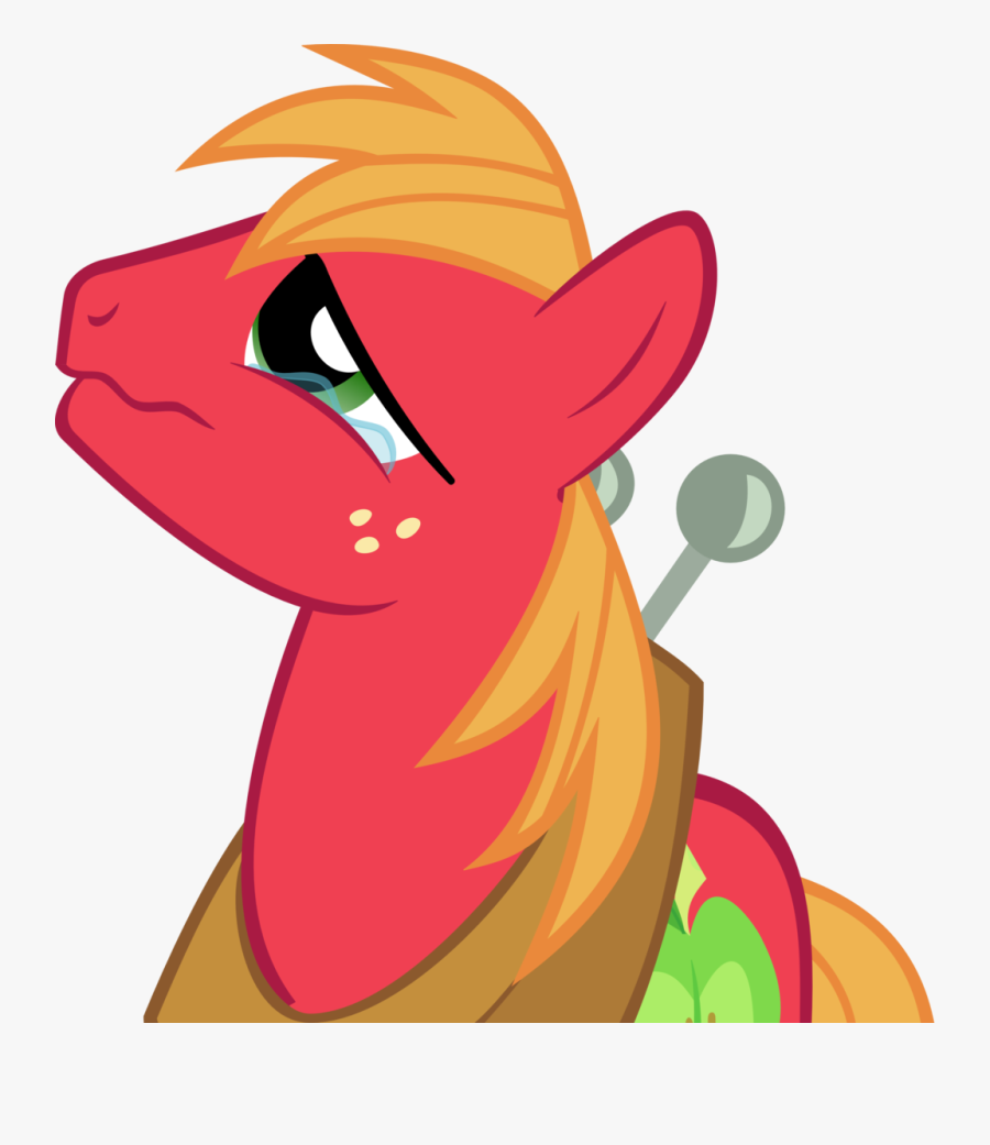 Big Mac Vector - Mlp Big Mac Sad, Transparent Clipart