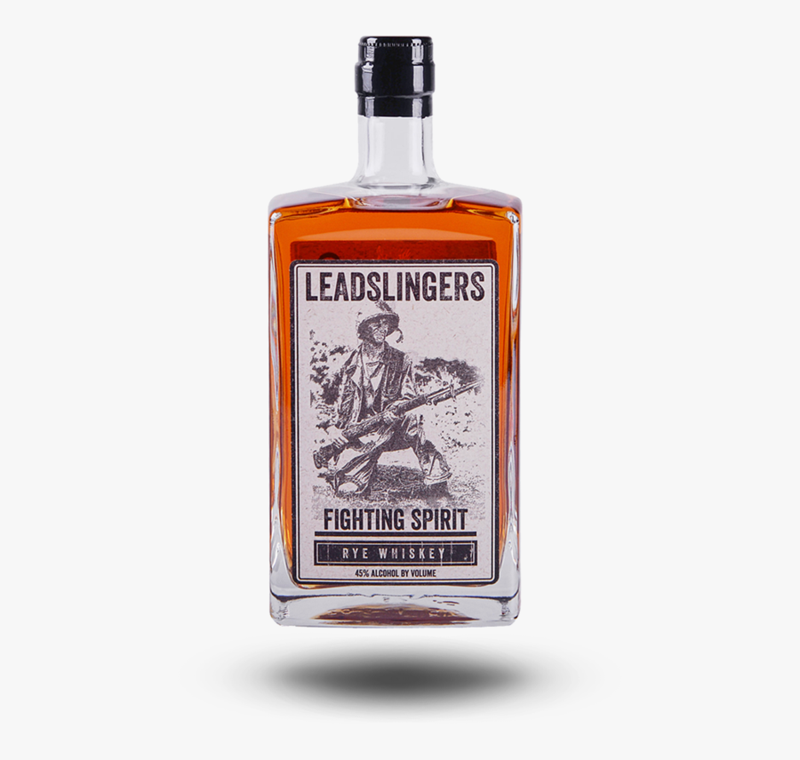 Leadslingers Fighting Spirit Rye Whiskey, Transparent Clipart