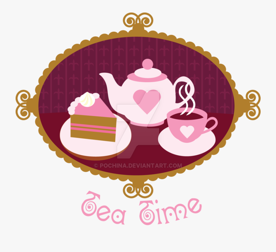 Tea Time Clipart Transparent - Tea Time Logo Clip Art, Transparent Clipart