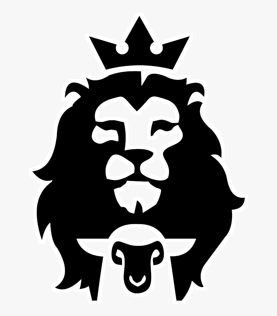 Transparent Leao Png - Lion And Lamb Logo, Transparent Clipart