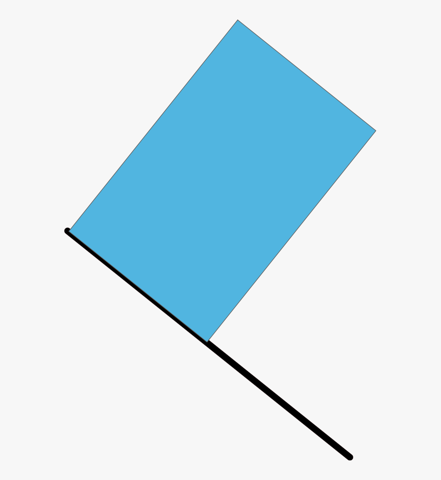 Blue Flag - Blue Flag Clipart, Transparent Clipart