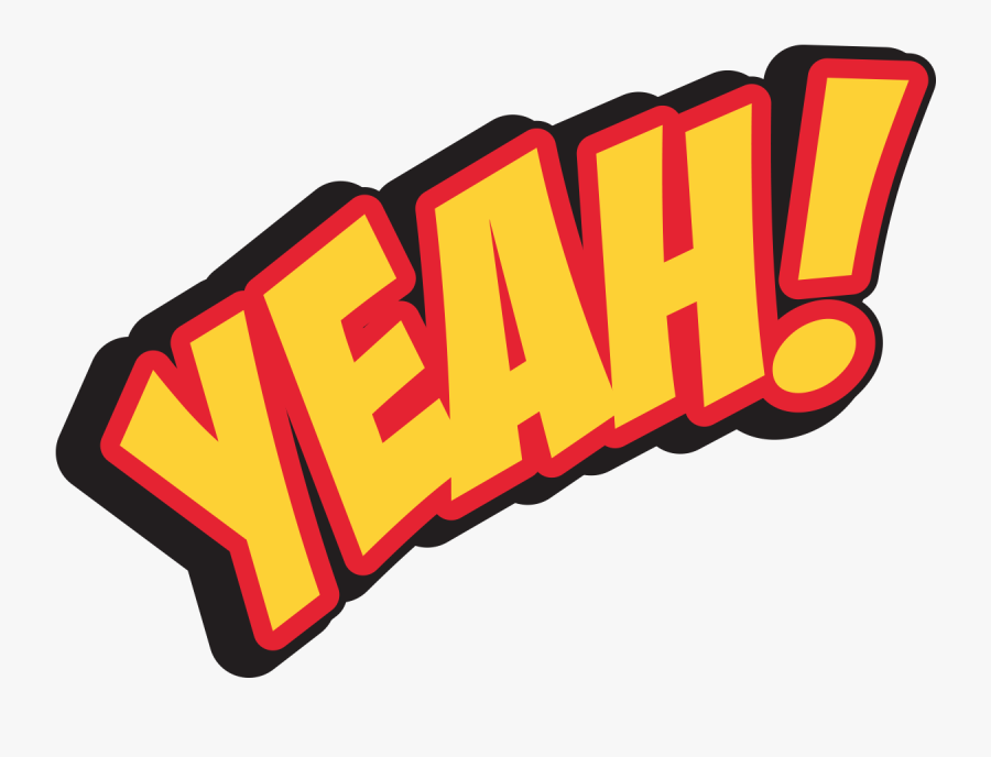 Png Transparent Yes Clipart Comic Book - Yeah Png, Transparent Clipart