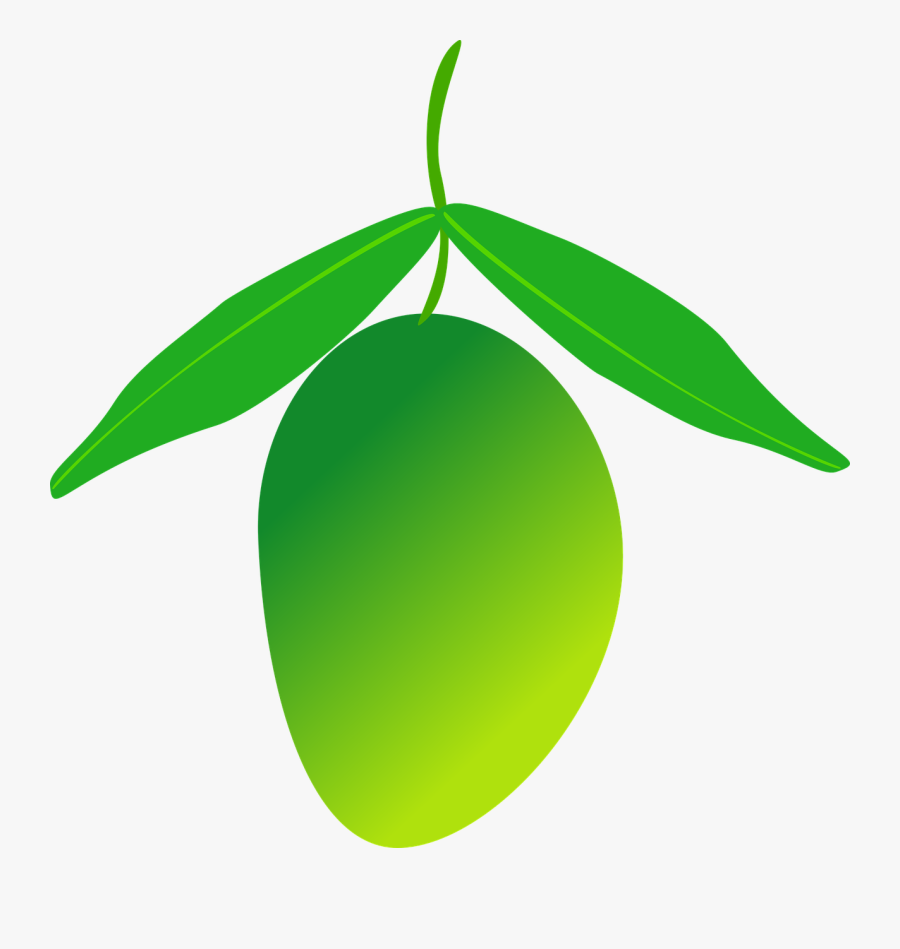 Mango Fruit Food - Green Mango Clipart Png, Transparent Clipart