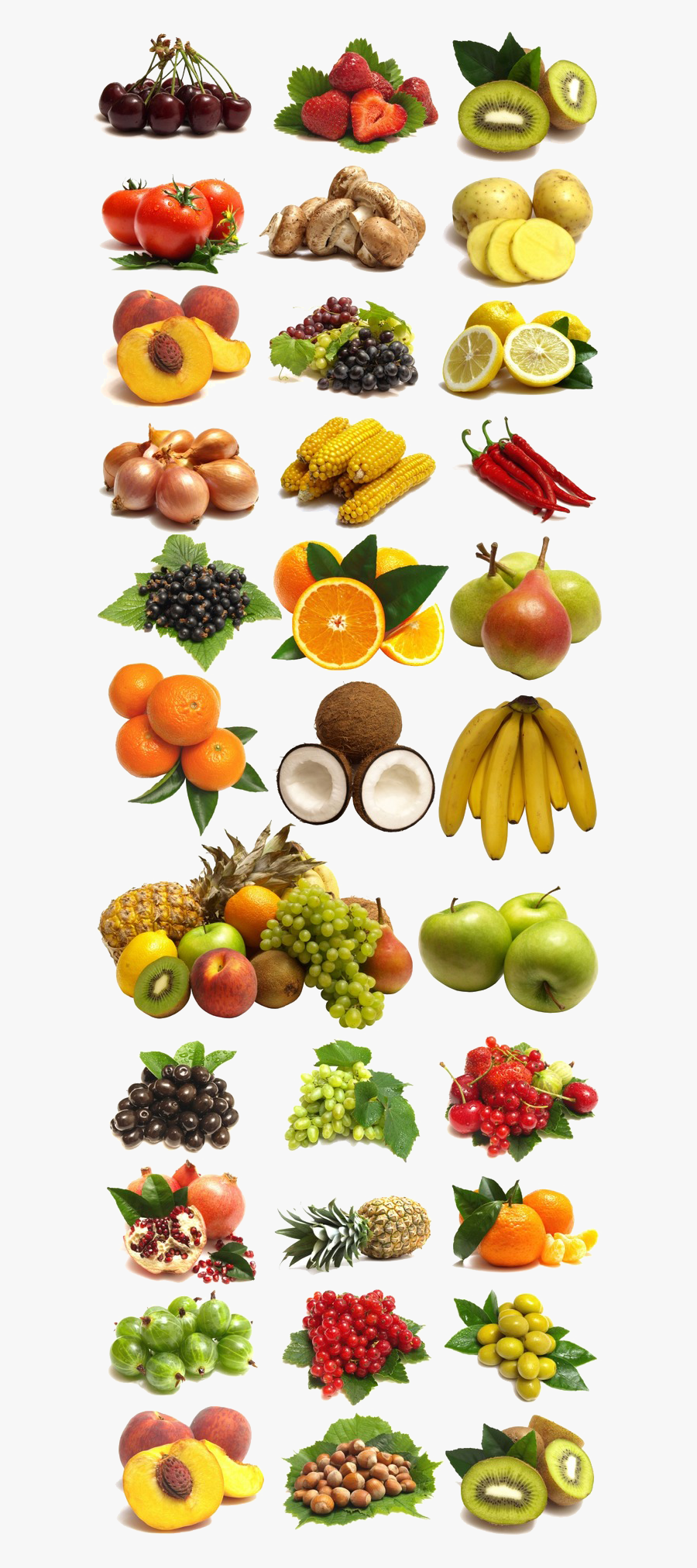 And Of Vegetables Collection Large Fruits Clipart - Food For Anti Diabetic, Transparent Clipart