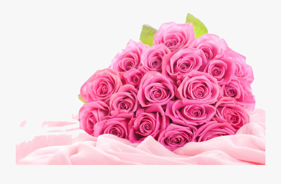 Download Pink Roses Flowers Bouquet Png Clipart - Pink Flowers Bouquet Png, Transparent Clipart
