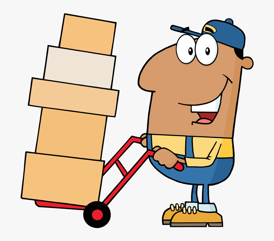 Picture - Person Moving Boxes Clipart, Transparent Clipart