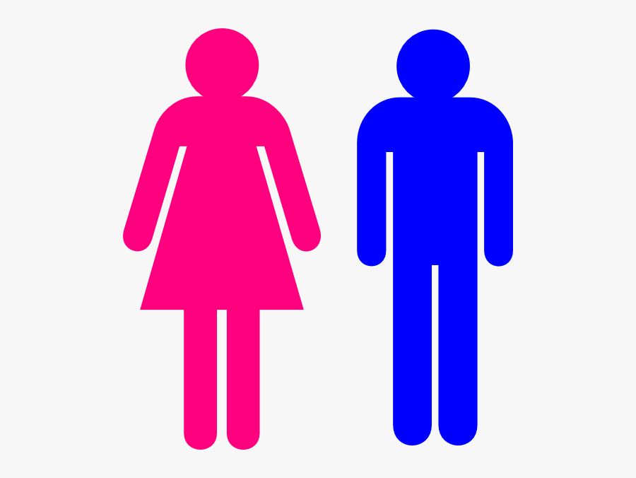 Symbol Male And Female Clip Art - Man And Women Stick Figure, Transparent Clipart