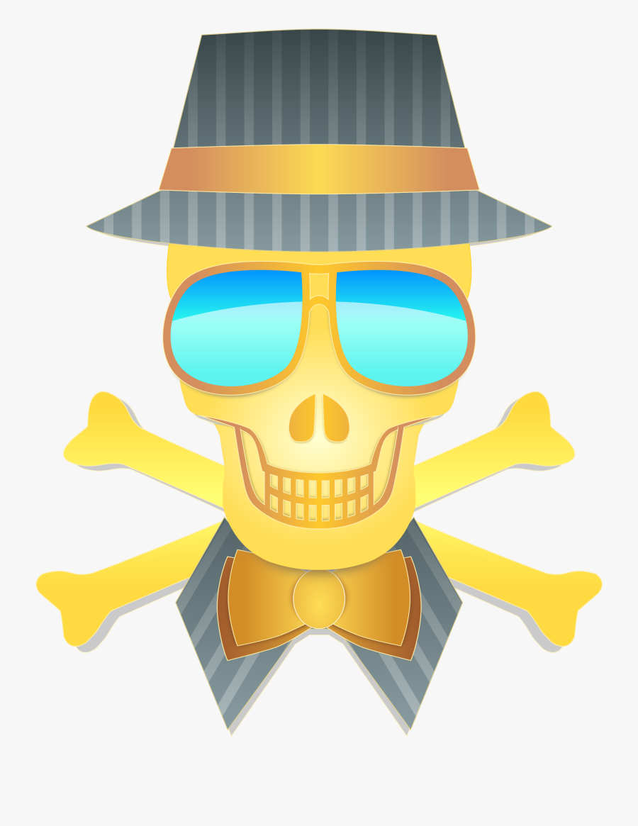 Dapper Skull - Sex And Voodoo Clip Art, Transparent Clipart