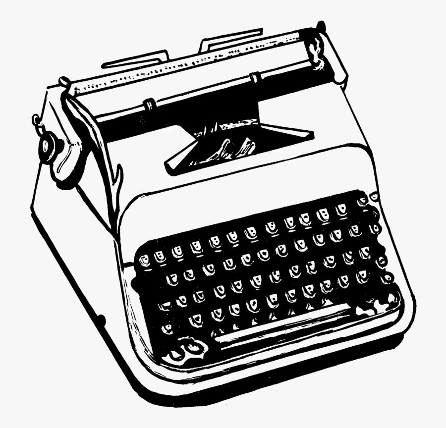 Typewriter Png Hd - Png Image Typewriter Transparent Background, Transparent Clipart