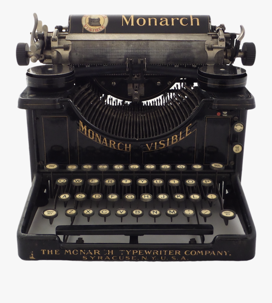 Monarch Vintage Typing Machine - Old Typing Machine Png , Free