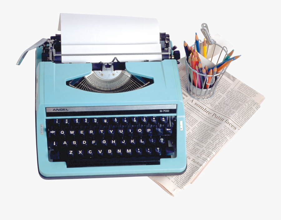 Typewriter Png - Table, Transparent Clipart