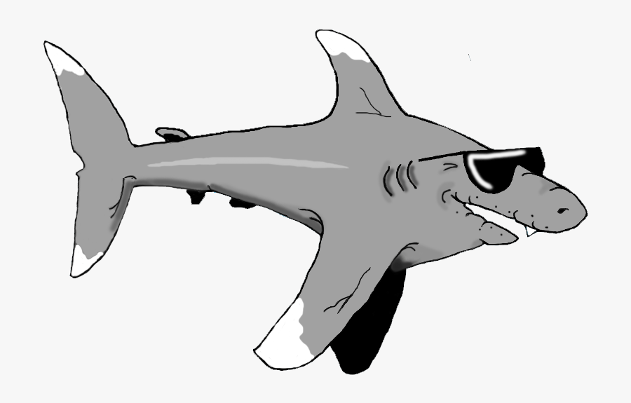 Clipart Shark Grandpa - Shark, Transparent Clipart