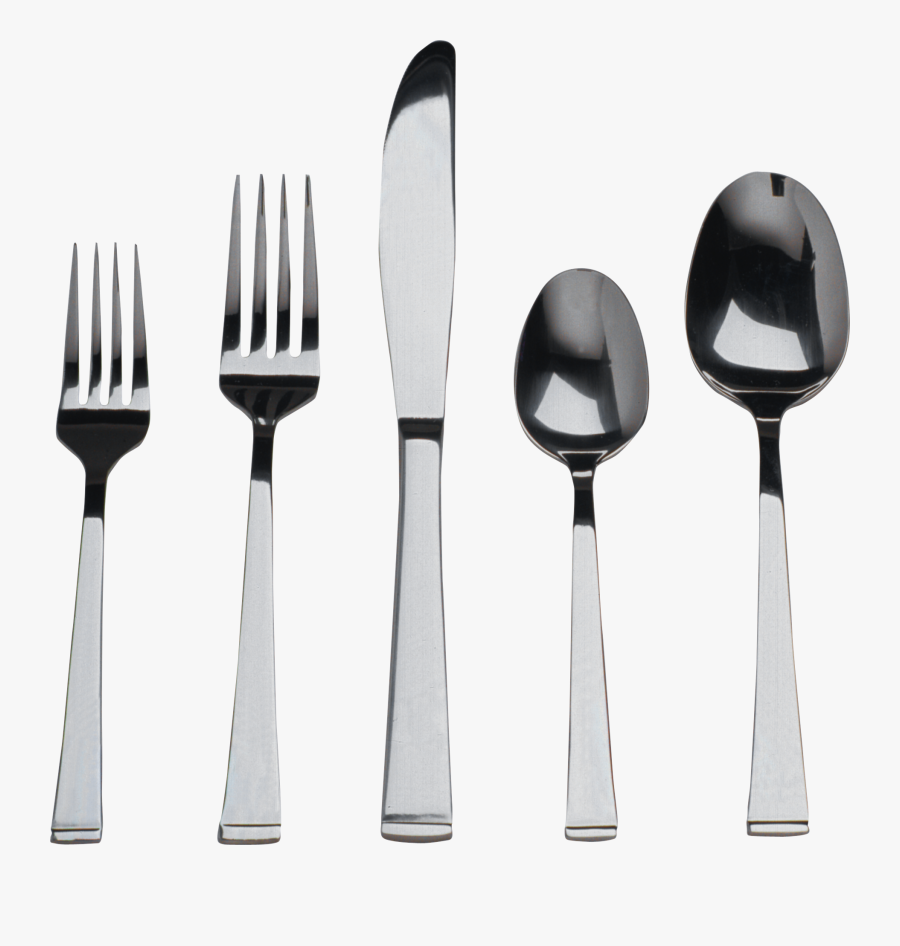 Fork And Knife Png - Spoons Png Hd, Transparent Clipart