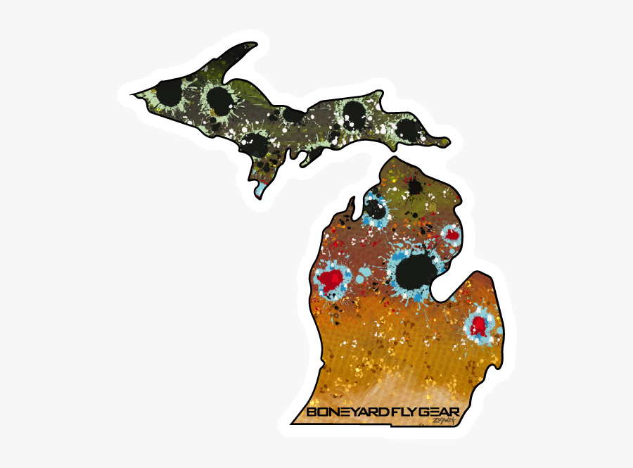 Michigan Brown Trout - Area Code Is 586, Transparent Clipart