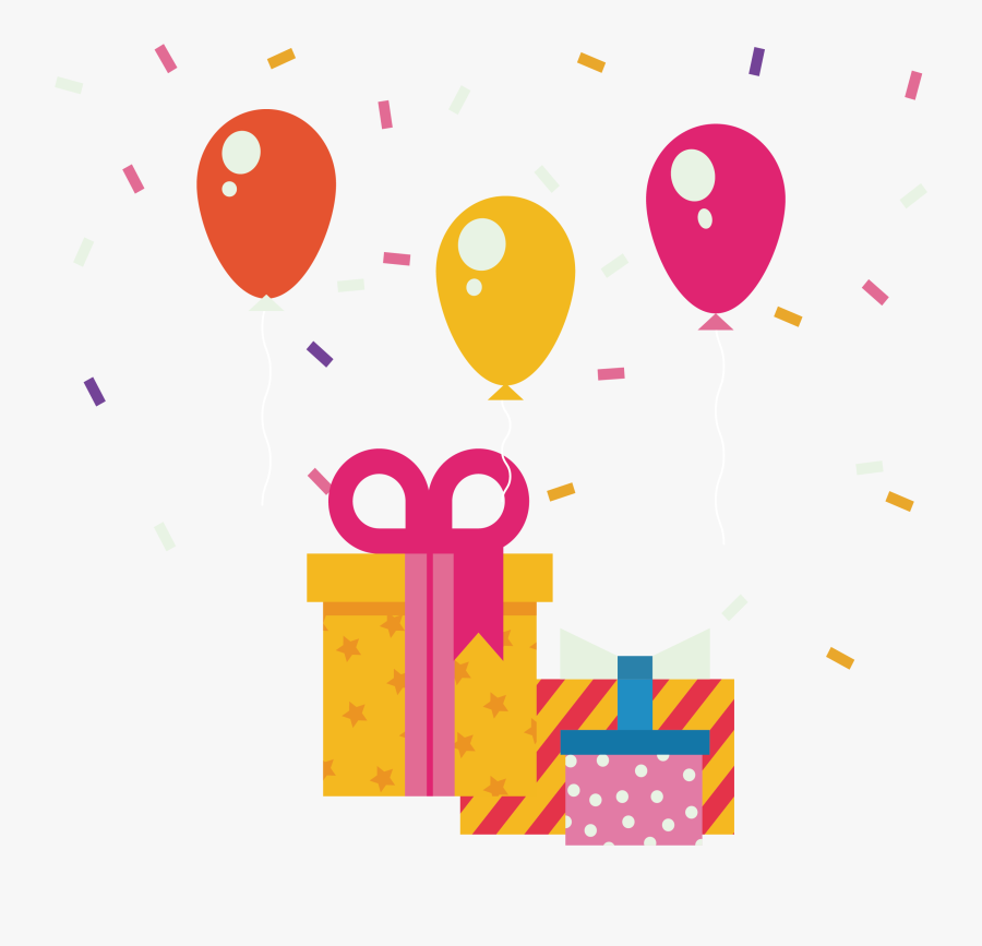 Birthday Box Transprent - Presentes Aniversários Png, Transparent Clipart