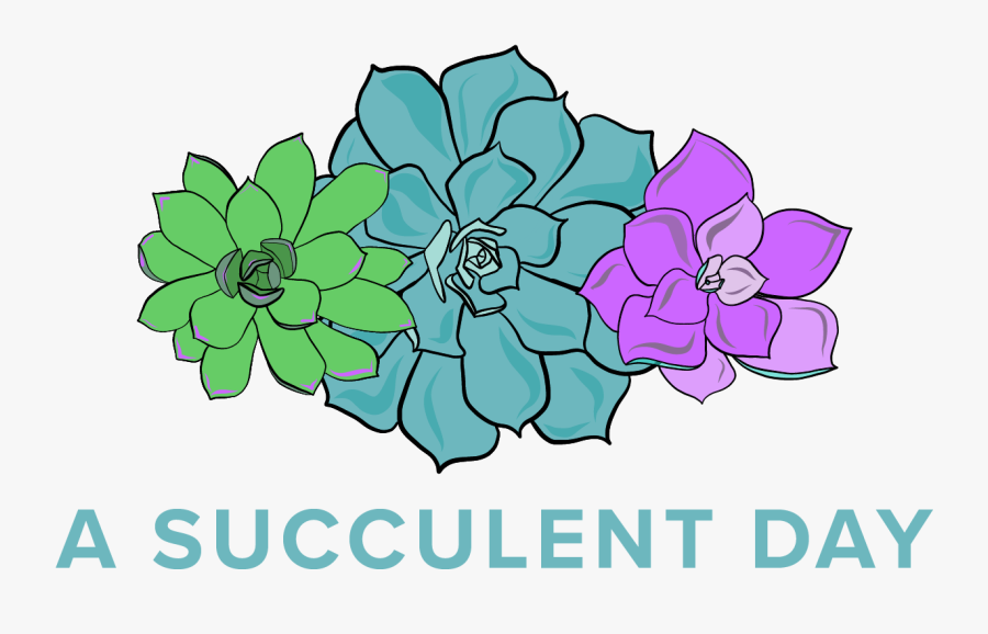 Succulent Clipart Potted Succulent - Artificial Flower, Transparent Clipart