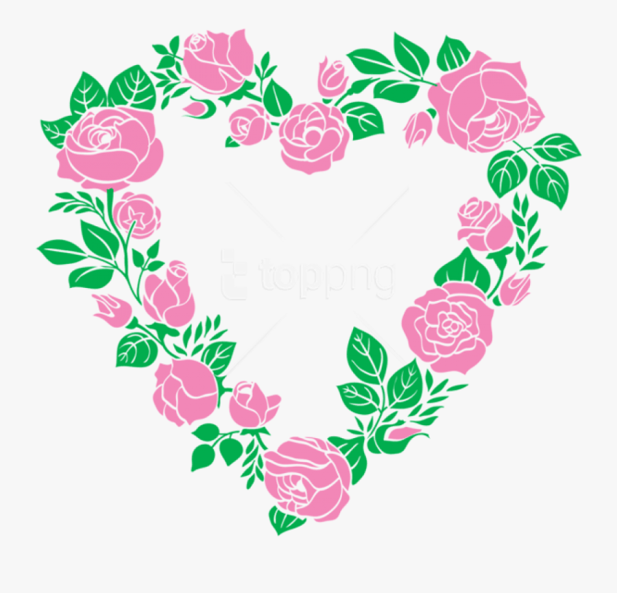 Download Pink Heart Border - Heart Border Design Clipart, Transparent Clipart