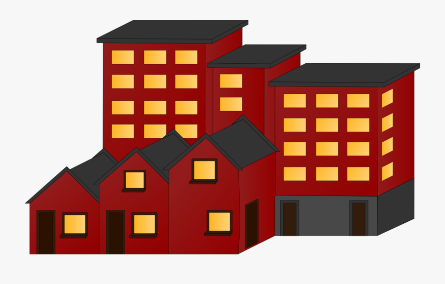 Brick House Clipart - House And Buildings Clipart, Transparent Clipart