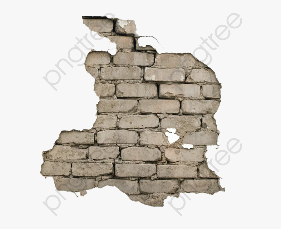 Hole Wall - Broken Brick Wall Png, Transparent Clipart