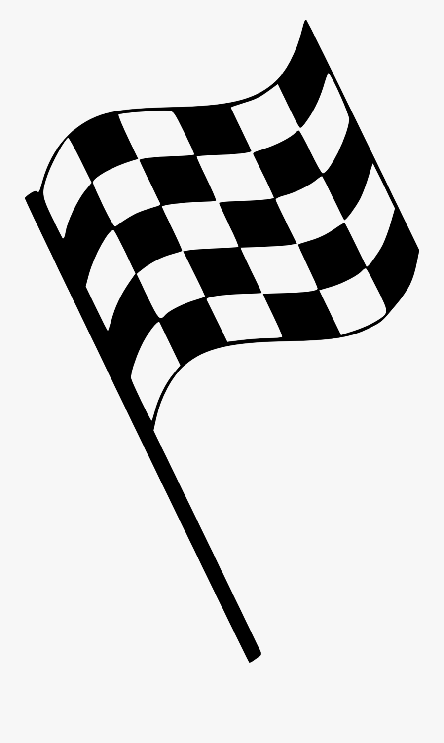 Checkered Flag Start Stop Race Png Image - Finish Line Flag Png, Transparent Clipart