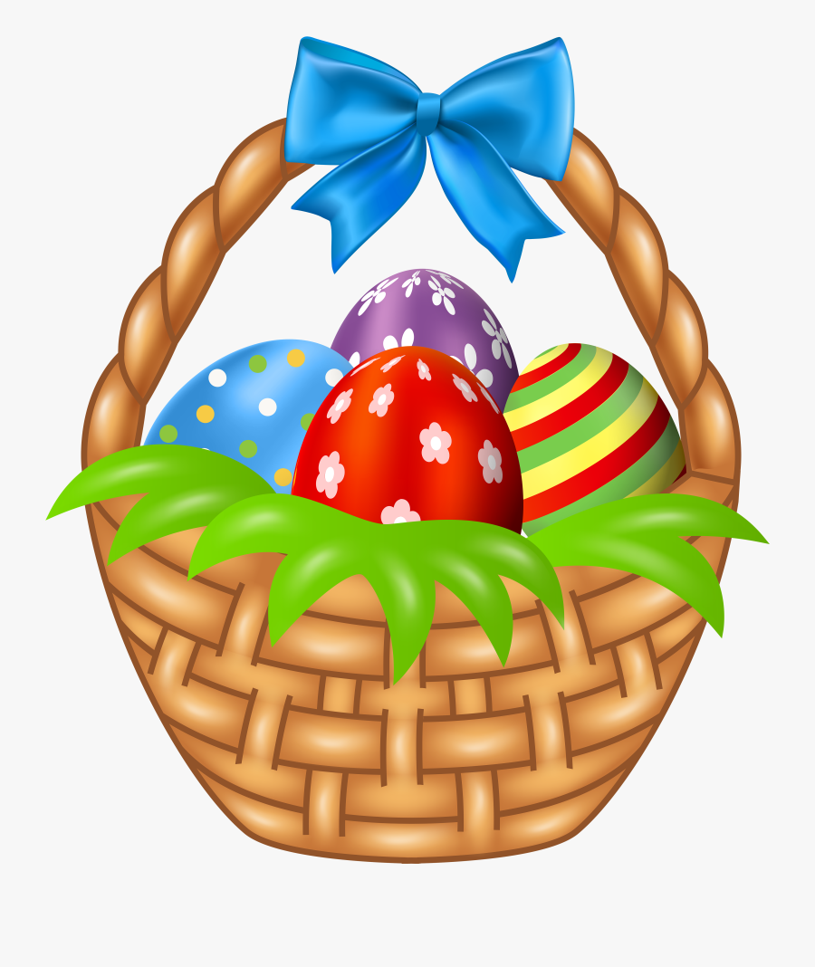 Easter Clip Art Image - Clipart Easter Basket Transparent, Transparent Clipart