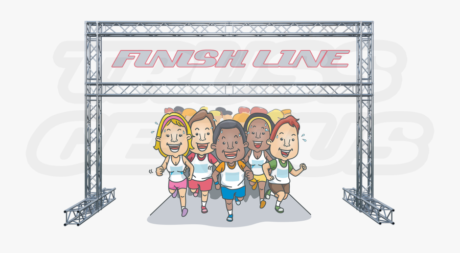 Collection Of Marathon - Animated Pics Of A Finish Line, Transparent Clipart