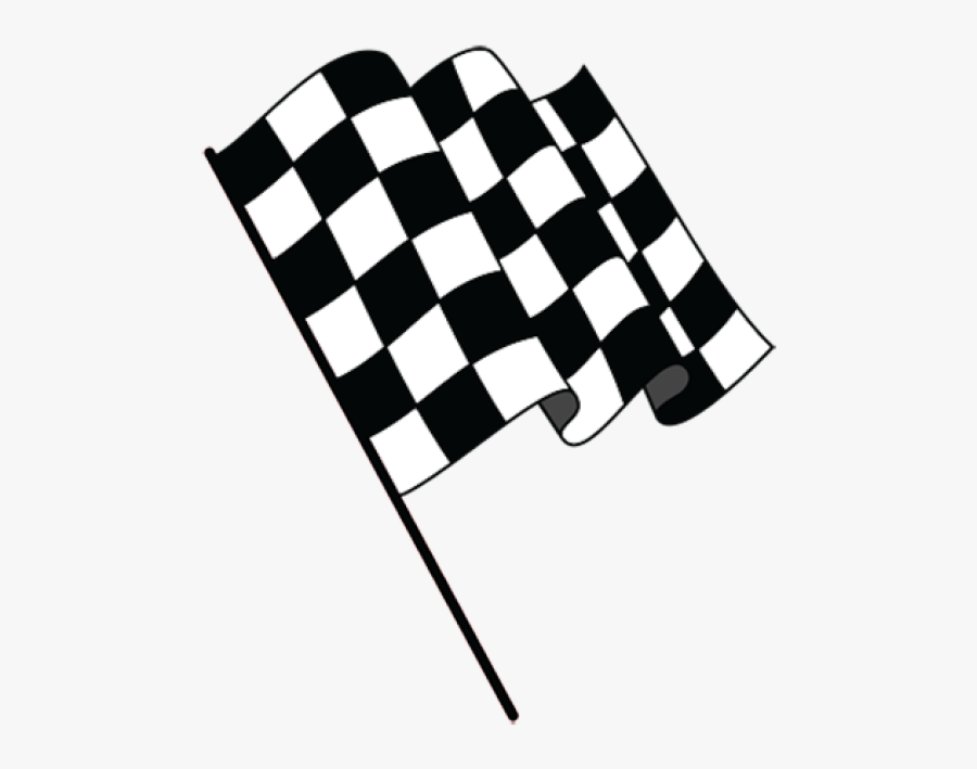 Transparent Checkered Flag Banner Png - Racing Car Birthday Wishes, Transparent Clipart